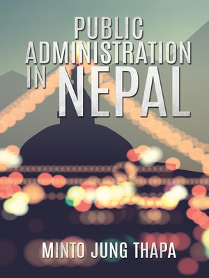 cover image of Public Administration in Nepal